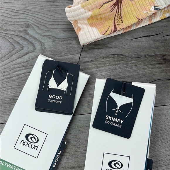 ☀️RIP CURL☀️ PARADISE CALLING L/A TRI PARADISE CALLING SKIMPY BIKINI SET - Picture 13 of 15